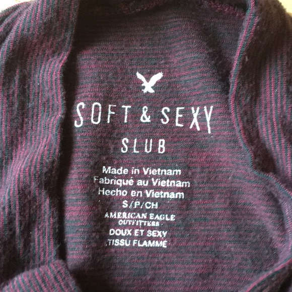 American eagle soft and sexy mock neck top - Picture 3 of 3